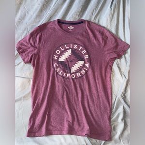 Men’s medium purple hollister short sleeve shirt
